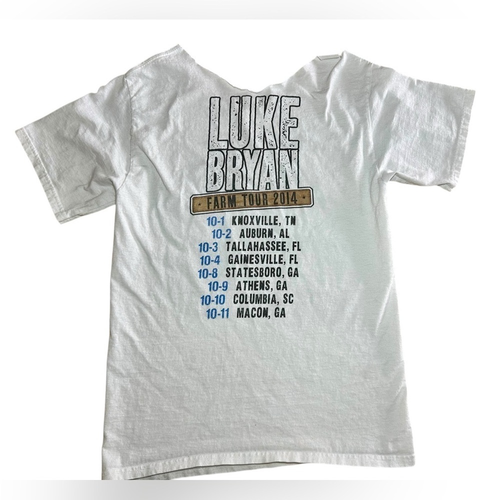 Luke Bryan Farm Tour 2014 T Shirt - Picture 3 of 5